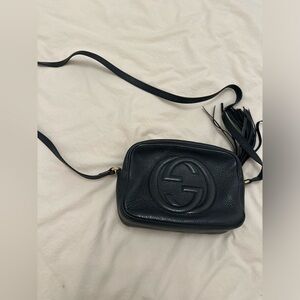Authentic Gucci leather crossbody bag